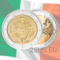 Ierland 2 euro UNC 2012 - 10 jaar Euro Cash