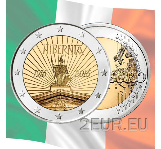 Ierland 2 euro UNC 2016 - Proclamatie van de Ierse Republiek
