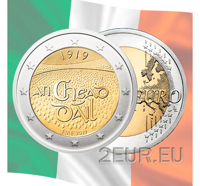 Ierland 2 euro UNC 2019 - 100 jaar sinds de oprichting van de Dáil Éireann