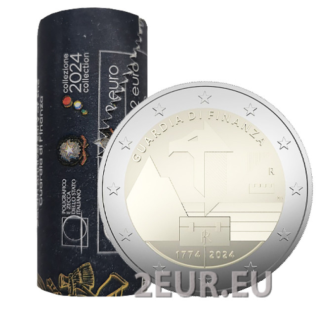 Italië 2 euro UNC rol 2024 - 250 jaar Financiële Garde