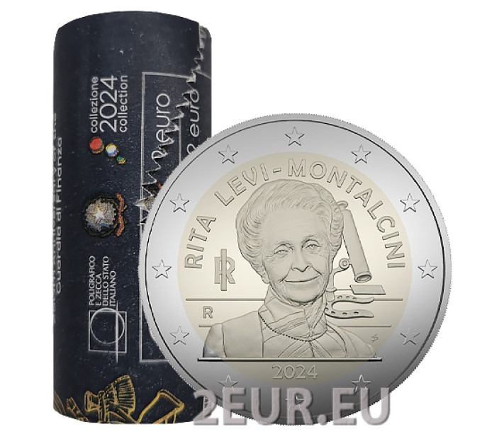 Italië 2 euro UNC rol 2024 - Rita Levi-Montalcini
