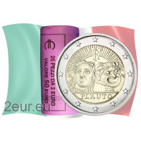 Italië 2 euro UNC rol 2016 - 2200e sterfdag van Tito Maccio Plauto