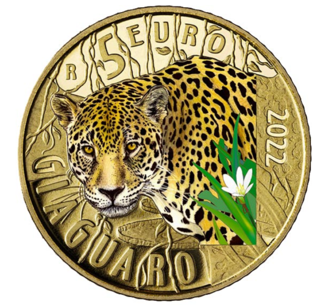 Italy 5 euro 2021 - Bedreigde Dieren - Ijsbeer