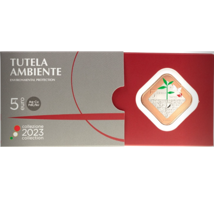 ITALIË 5 EURO BE 2023 - Milieubescherming in de Italiaanse grondwet