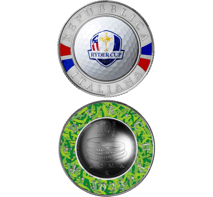 Italië 5 euro Zilver BU 2023 - Ryder Cup-Rome