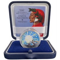 Italië 5 euro Zilver PROOF 2023 - 700e verjaardag van het overlijden van Dante Alighieri - Paradiso