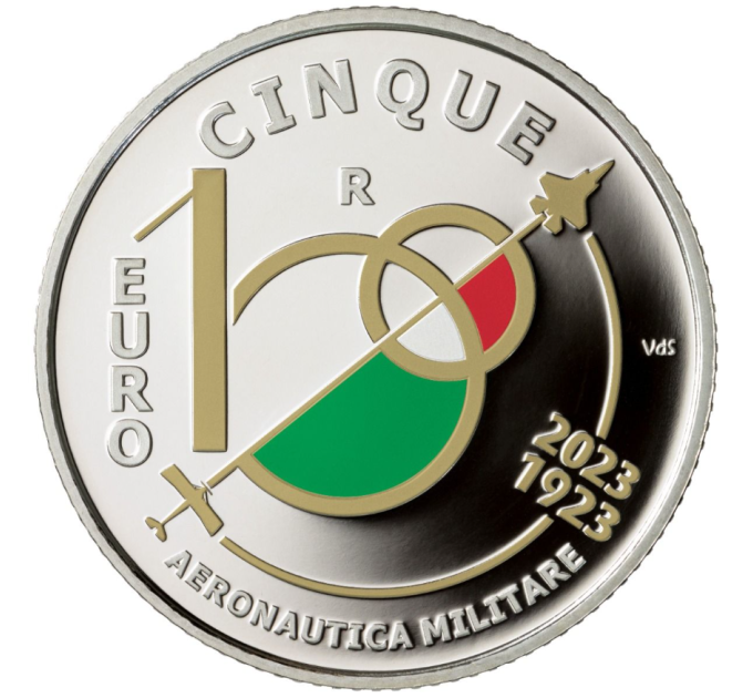 Italië 5 euro Zilver PROOF 2023 - Honderdjarig jubileum van de Italiaanse luchtmacht