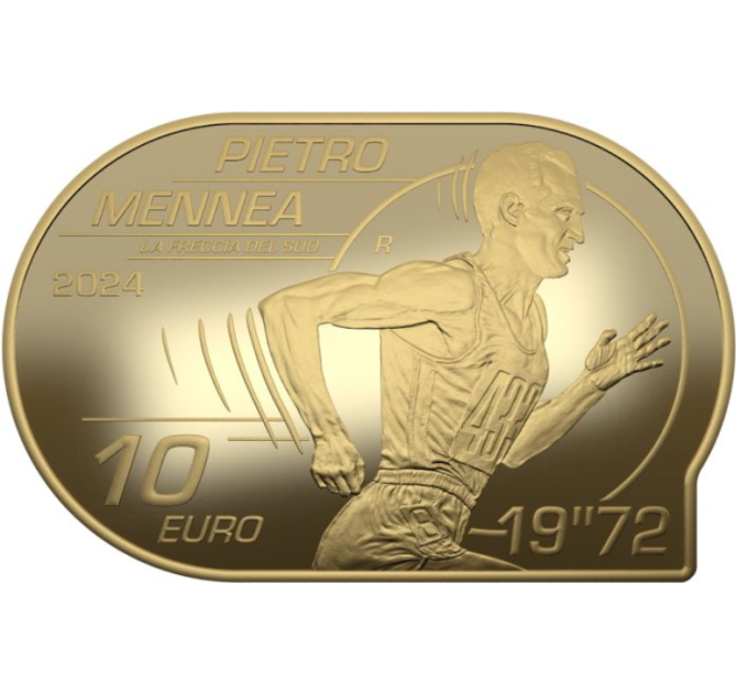 Italië 10 euro Zilver 2024 - Europese kampioenschappen atletiek - Pietro Mennea