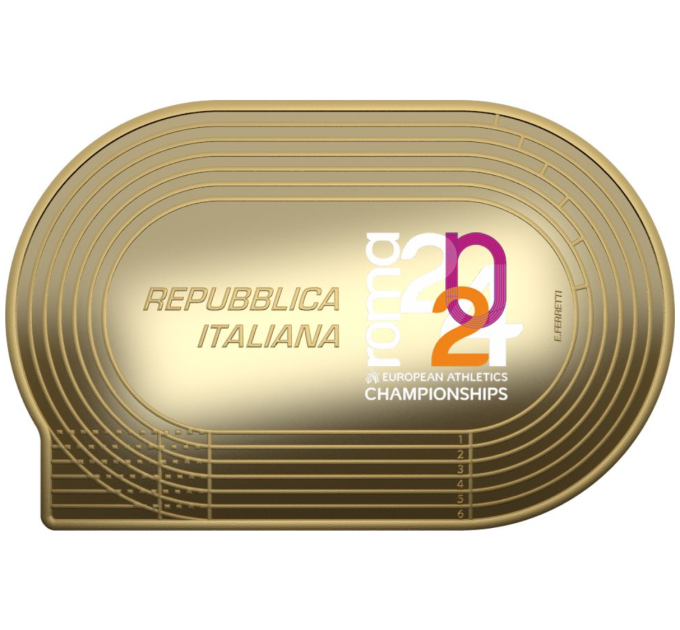 Italië 10 euro Zilver 2024 - Europese kampioenschappen atletiek - Pietro Mennea