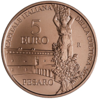 ITALIË 5 EURO BU 2024 - Italiaanse culturele hoofdsteden - PESARO