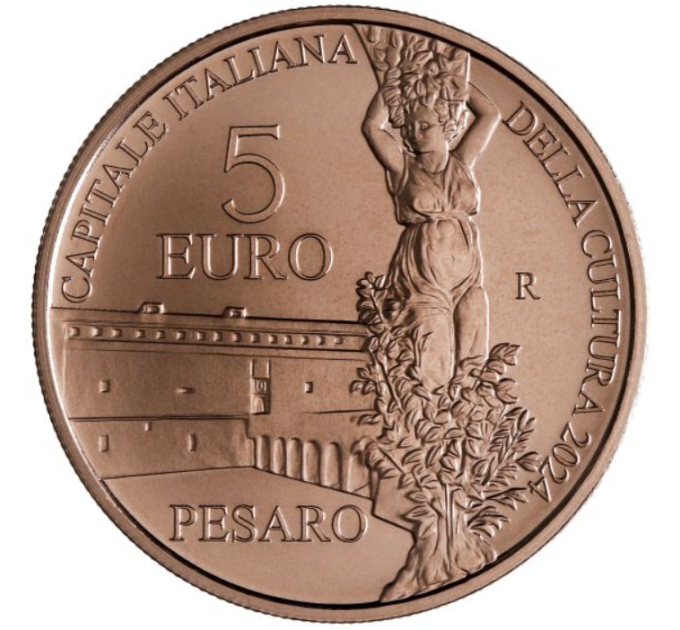 ITALIË 5 EURO BU 2024 - Italiaanse culturele hoofdsteden - PESARO