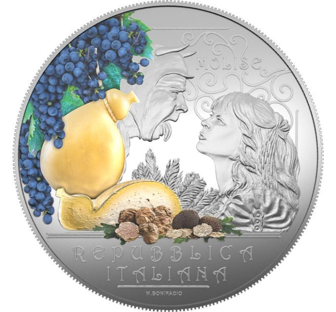 ITALIË 5 EURO BE 2024 - Italiaanse eet- en wijncultuur - Tintilia en Caciocavallo – Molise
