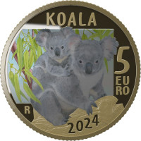 Italy 5 euro 2024 - Bedreigde Dieren - Koala