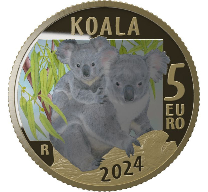 Italy 5 euro 2024 - Bedreigde Dieren - Koala