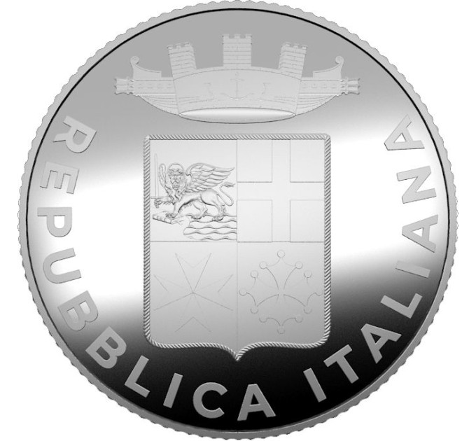 Italië 5 euro Zilver PROOF 2024 - Rond de wereld 2023-2025 van het Amerigo Vespucci-schip