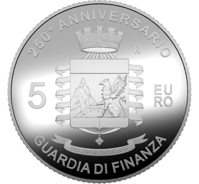 Italië 5 euro Zilver PROOF 2024 - 250e verjaardag van de oprichting van de Financiële Garde