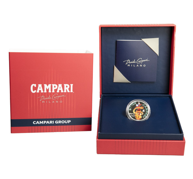Italië 4 euro Zilver 2025 - Campari zilver