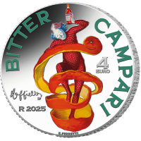 Italië 4 euro Zilver 2025 - Campari zilver