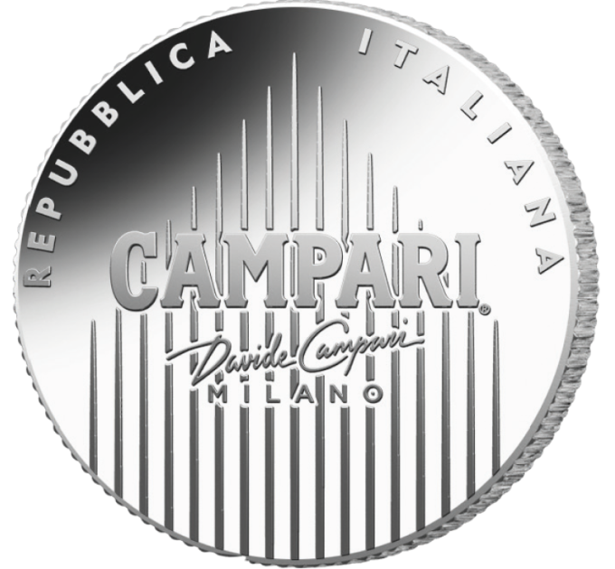Italië 4 euro Zilver 2025 - Campari zilver