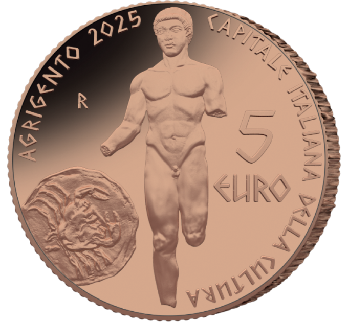 ITALIË 5 EURO BU 2025 - Italiaanse culturele hoofdsteden - Agrigento