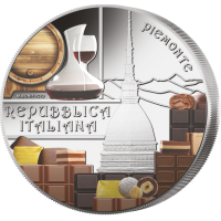 ITALIË 5 EURO BE 2025 - Italiaanse eet- en wijncultuur - Barolo en chocolade – Piemonte