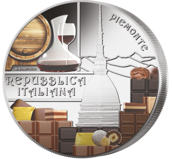 ITALIË 5 EURO BE 2025 - Italiaanse eet- en wijncultuur - Barolo en chocolade – Piemonte