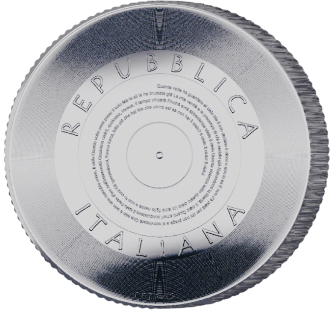 ITALIË 5 euro BU 2025 - Italiaanse liedjes – The Sky van Renato Zero