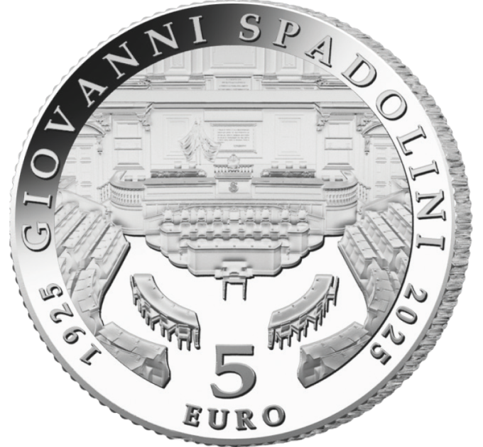 ITALIË 5 euro Proof 2025 - 100ste verjaardag van de geboorte van Giovanni Spadolini