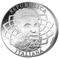 Italië 5 euro Zilver 2025 - 550e verjaardag van Michelangelo's geboorte