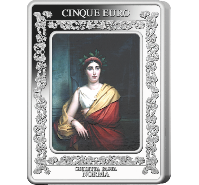 Italië 5 euro Zilver PROOF 2025 - Italiaanse Opera - Theater La Scala - Bellini's Norma