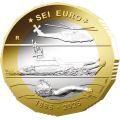 ITALIË 6 EURO BE 2025 - 160-jarig jubileum van de Havenautoriteit - Kustwacht