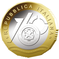 ITALIË 6 EURO BE 2025 - 160-jarig jubileum van de Havenautoriteit - Kustwacht