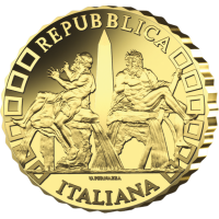 Italië 10 euro goud Proof 2025 - Fonteinen van Italië - Fontana dei Quattro Fiumi - Roma