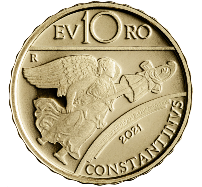 Italië 10 euro goud Proof 2021 - Serie Romeinse keizers - Costantino