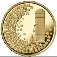 Italië 10 euro goud Proof 2022 - Fonteinen van Italië - Trevifontein