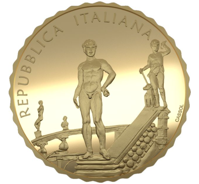 Italië 10 euro goud Proof 2024 - Fonteinen van Italië - Fontana Pretoria - Palermo
