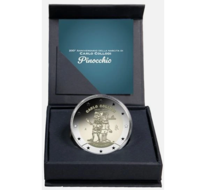 Italië 2 euro Proof 2026 - 200e verjaardag van de geboorte van Carlo Collodi