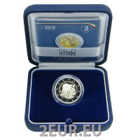 Italië 2 euro proof 2018 - 60e verjaardag van de oprichting van het Italiaanse ministerie van Volksgezondheid in 1958 Italië 2 euro proof 2018 - 60e verjaardag van de oprichting van het Italiaanse ministerie van Volksgezondheid in 1958