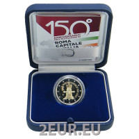 Italië 2 euro proof 2021 - 150e verjaardag van de verklaring van de stad Rome tot hoofdstad van Italië Italië 2 euro proof 2021 - 150e verjaardag van de verklaring van de stad Rome tot hoofdstad van Italië