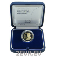 Italië 2 euro proof 2023 - 150e verjaardag van de dood van Alessandro Manzoni Italië 2 euro proof 2023 - 150e verjaardag van de dood van Alessandro Manzoni