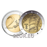Italië 2 euro UNC 2025 - Reis van het Amerigo Vespucci-schip