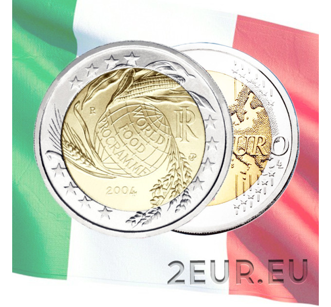 Italië 2 euro UNC 2004 - Wereldvoedselprogramma