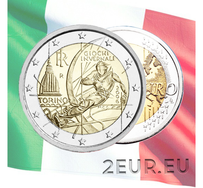Italië 2 euro UNC 2006 - Olympische Winterspelen Turijn