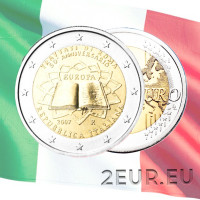 Italië 2 euro UNC 2007 - 50e verjaardag van het Verdrag van Rome