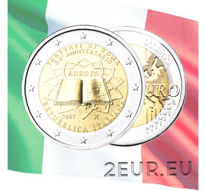 Italië 2 euro UNC 2007 - 50e verjaardag van het Verdrag van Rome
