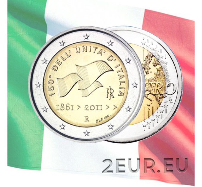Italië 2 euro UNC 2011 - 150 jaar eenwording van Italië