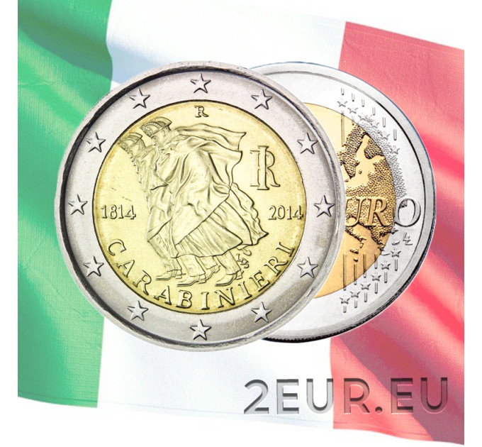 Italië 2 euro UNC 2014 - 200ste verjaardag van de Carabinieri
