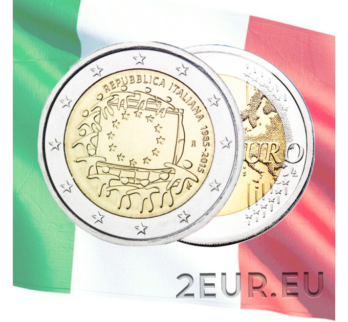 Italië 2 euro UNC 2015 - 30e verjaardag van de EU-vlag