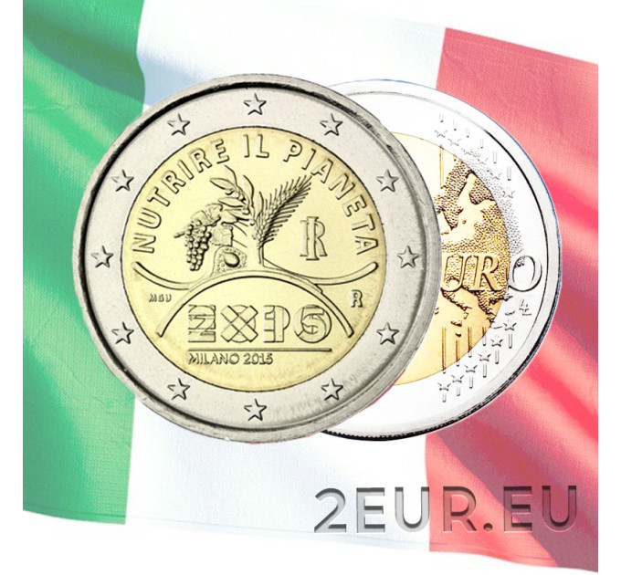 Italië 2 euro UNC 2015 - EXPO Milaan