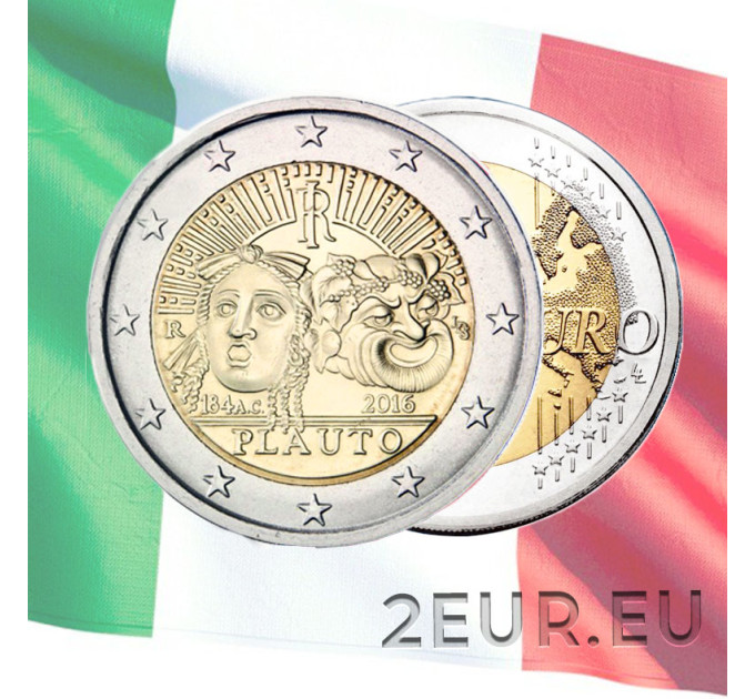 Italië 2 euro UNC 2016 - 2200e sterfdag van Tito Maccio Plauto